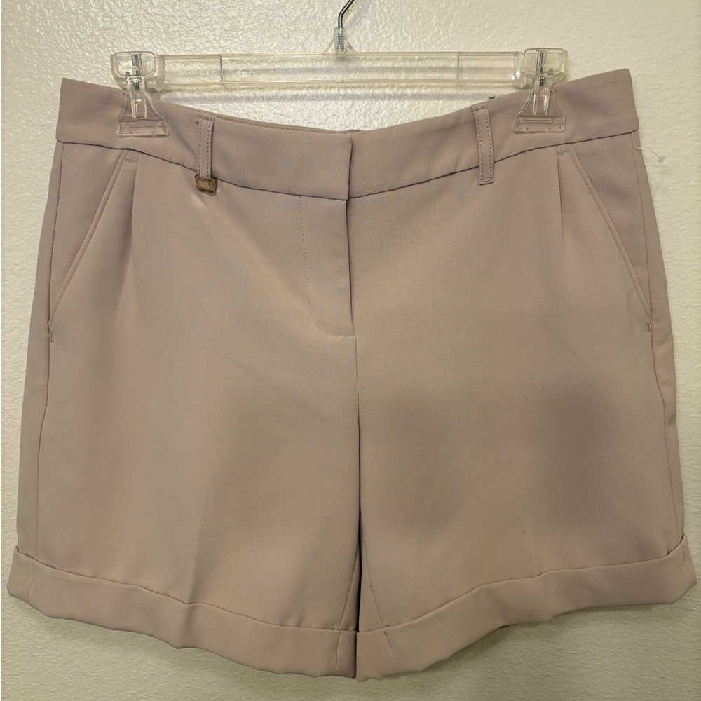 White House Black Market Cream Shorts
